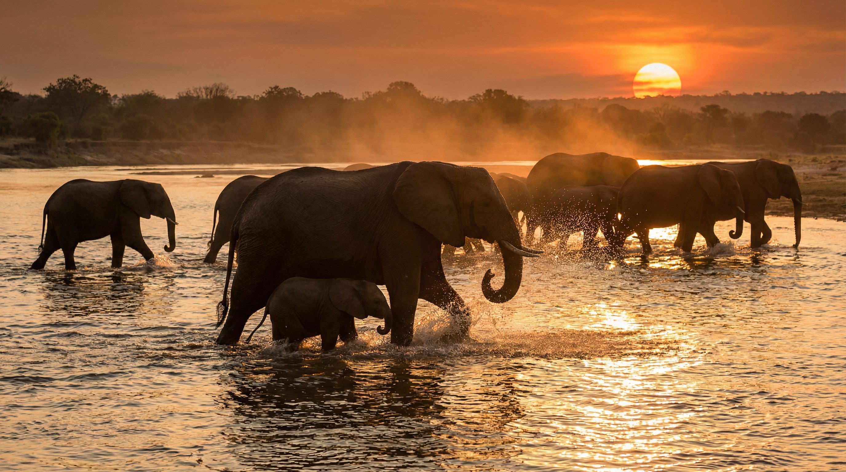 熟女人妻视频：非洲象群迁徙视频