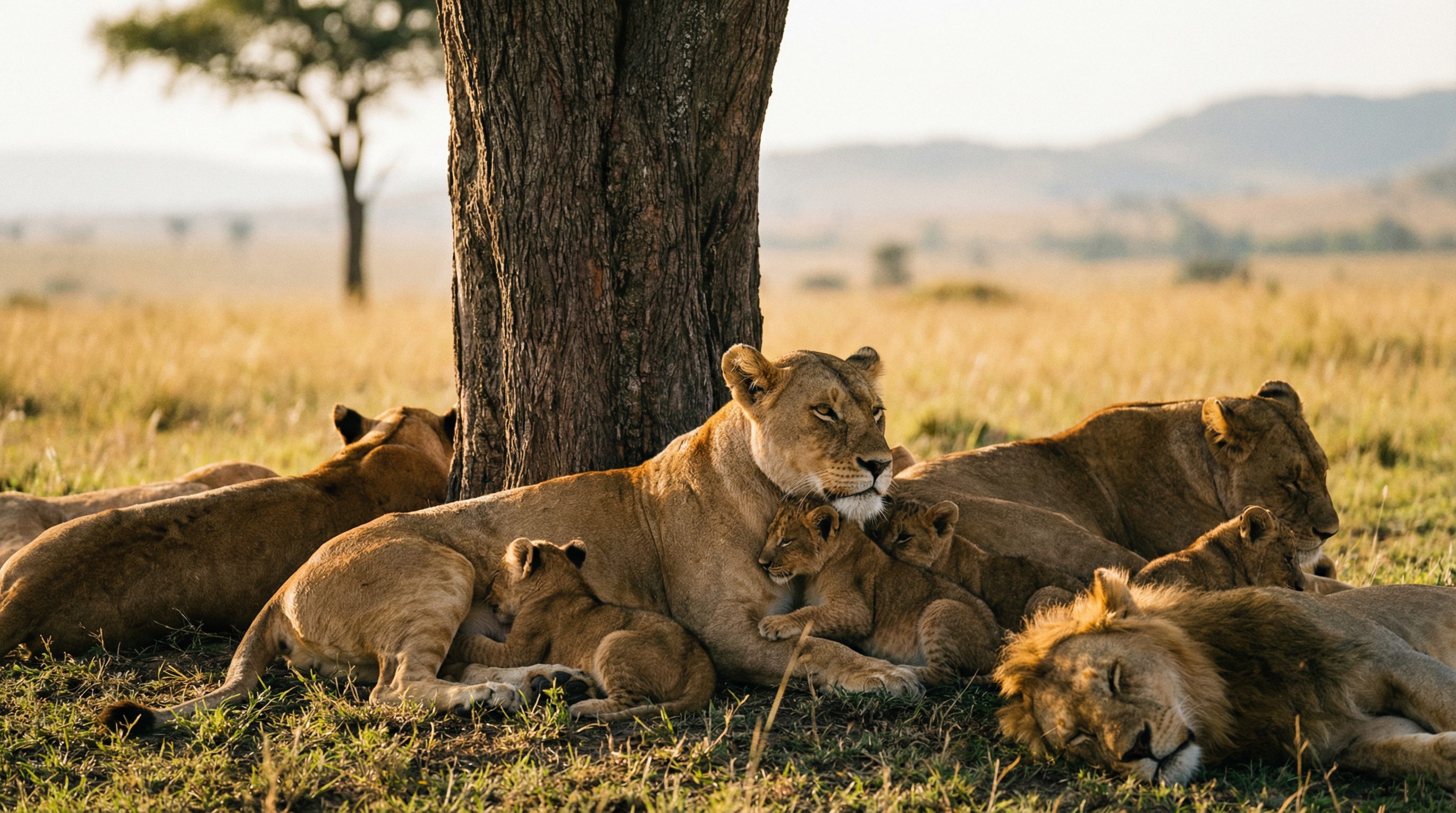 熟女人妻视频：非洲狮群日常生活纪录片